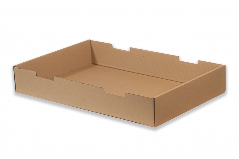 Krabice – pouze víko – hnědá (550x370x90 mm)